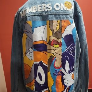 Members Only Space Jam Denim Jacket Sizes M and L